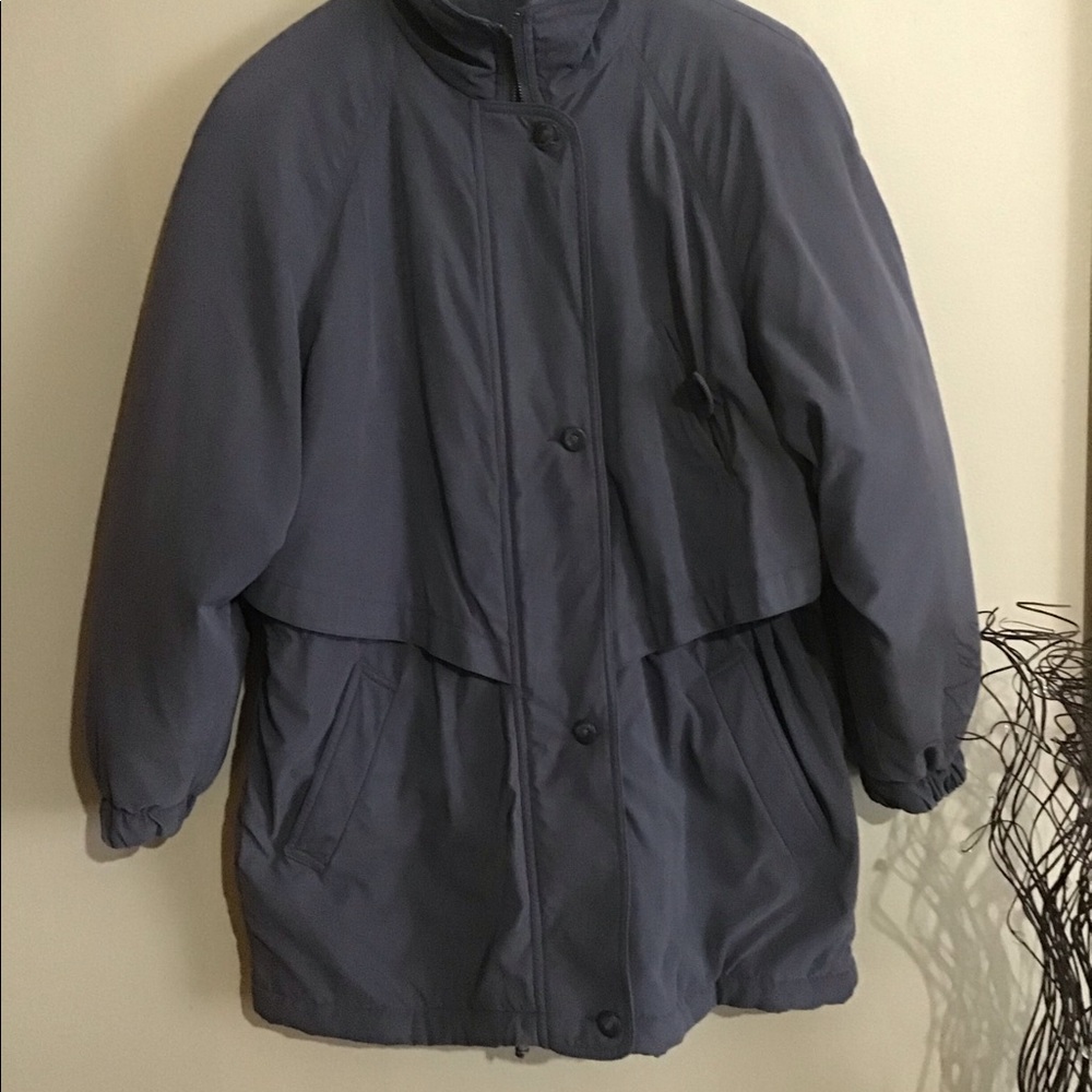 LARRY LEVINE  GRAY WOMENS JACKET coat size 8